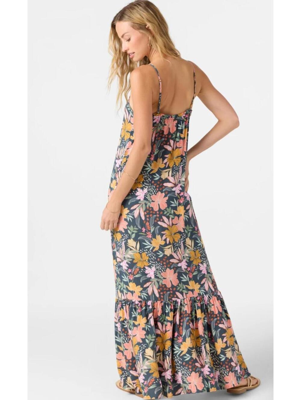O'Neill Arynn Maxi Dress Medium - Picture 2 of 7